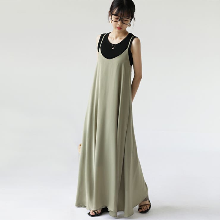 キャミワンピース ロングワンピース ワンピース | COCOMOMO | 詳細画像7 