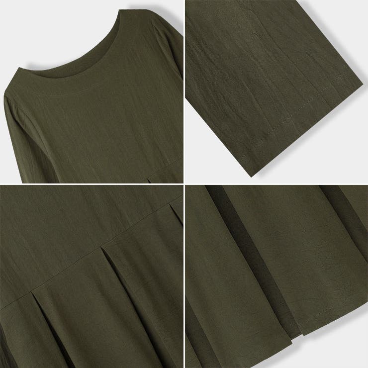 ロングワンピース 綿100 ナチュラルフレアワンピース | COCOMOMO | 詳細画像15 