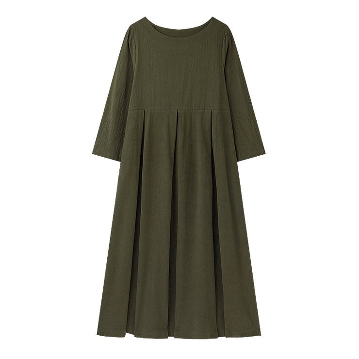 ロングワンピース 綿100 ナチュラルフレアワンピース | COCOMOMO | 詳細画像17 