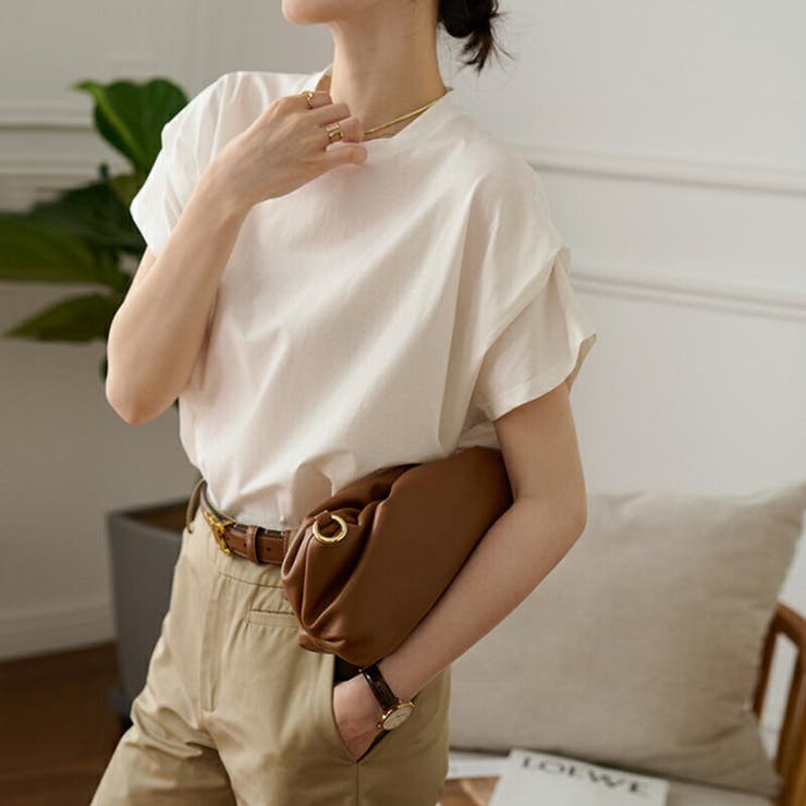 tシャツ レディース タックボーダーtシャツ | COCOMOMO | 詳細画像11 