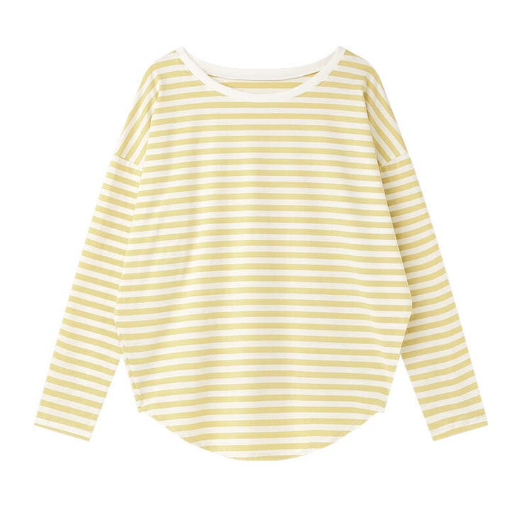 ボーダー カットソー ラウンドヘムtシャツ | COCOMOMO | 詳細画像23 