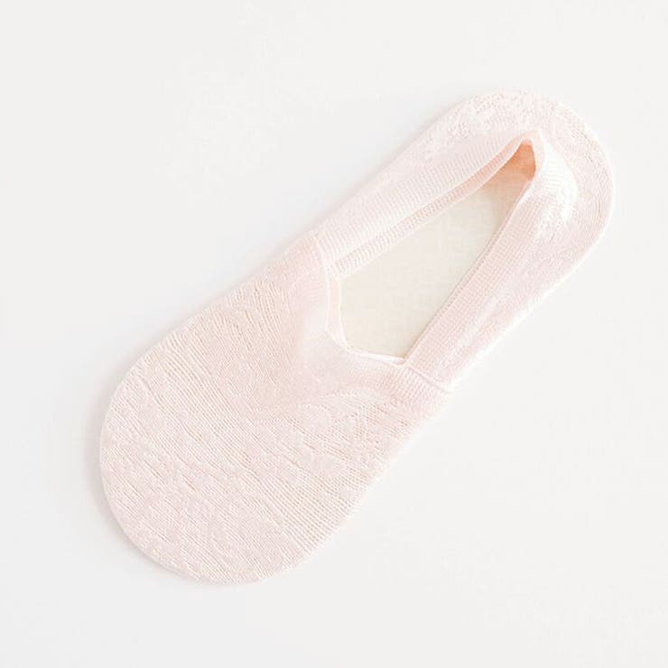 ライトピンク | 靴下 脱げない レース靴下 | COCOMOMO