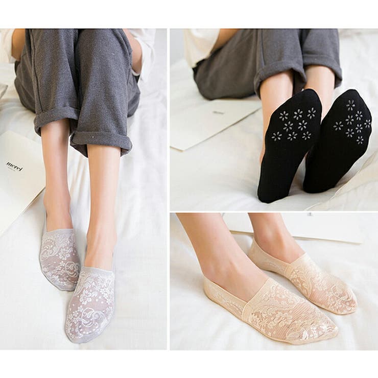 靴下 脱げない レース靴下 | COCOMOMO | 詳細画像5 