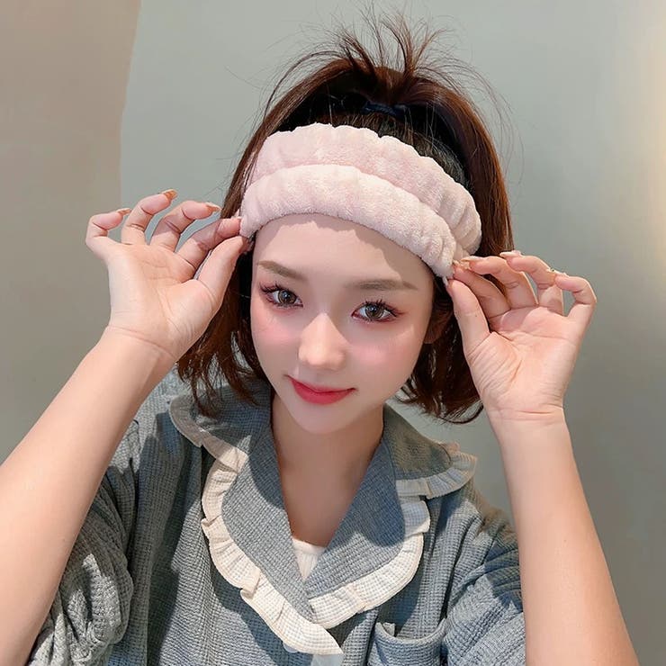 ヘアバンド 洗顔 ターバン[品番：COCW0005331]｜COCOMOMO（ココモモ