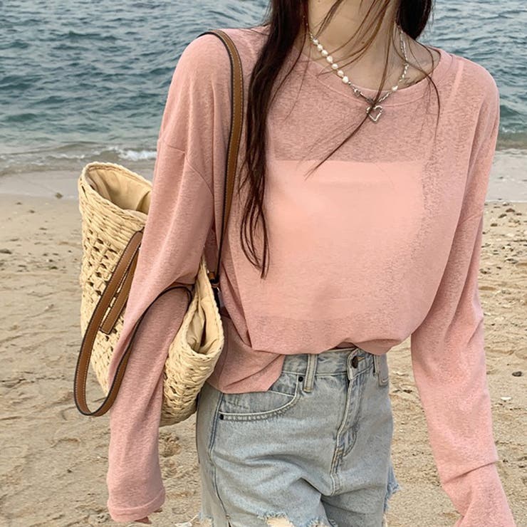 ロンt uvカット シアートップス | COCOMOMO | 詳細画像18 