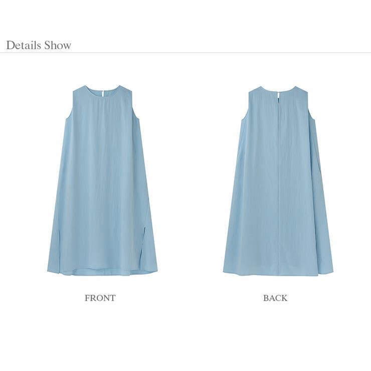 ワンピース ノースリーブ ロングワンピース | COCOMOMO | 詳細画像38 