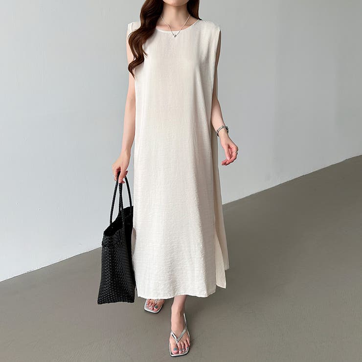 ワンピース ノースリーブ ロングワンピース | COCOMOMO | 詳細画像2 