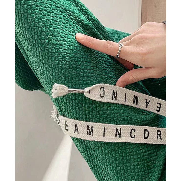 ワイドパンツ エンボス加工 ストレートパンツ | COCOMOMO | 詳細画像5 