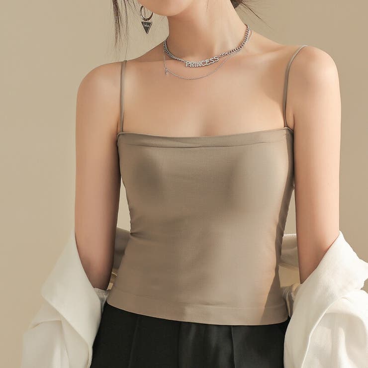 カップ付きキャミソール ナローストラップ キャミソール | COCOMOMO | 詳細画像11 