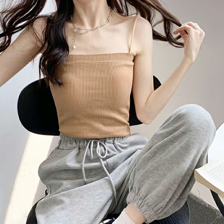 カップ付きキャミソール ナローストラップ キャミソール | COCOMOMO | 詳細画像21 