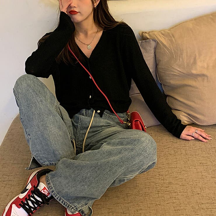 シアーカーディガン サマーカーディガン サマーニット | COCOMOMO | 詳細画像11 