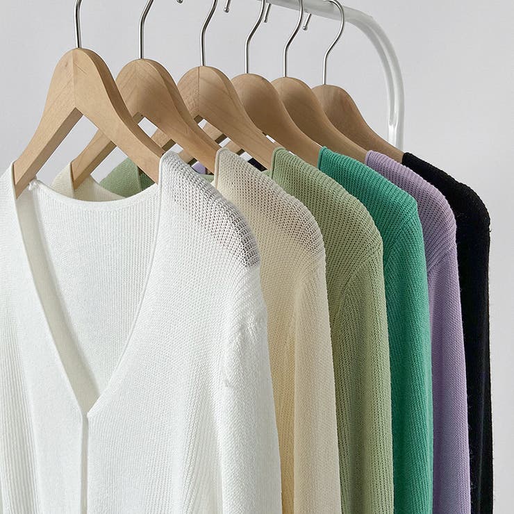 シアーカーディガン サマーカーディガン サマーニット | COCOMOMO | 詳細画像21 