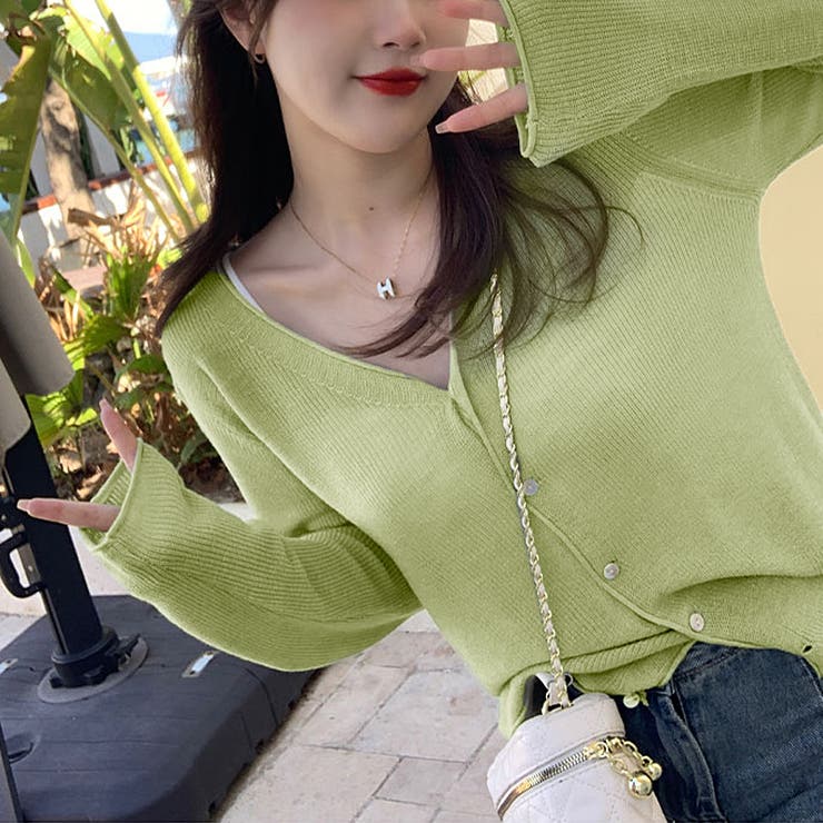 シアーカーディガン サマーカーディガン サマーニット | COCOMOMO | 詳細画像17 