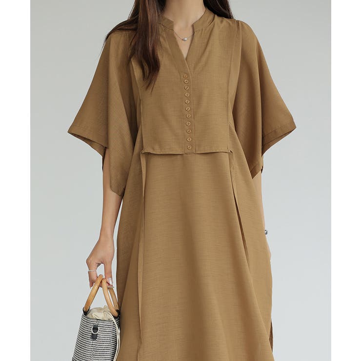 ワンピース カフタンワンピース シャツワンピース | COCOMOMO | 詳細画像3 