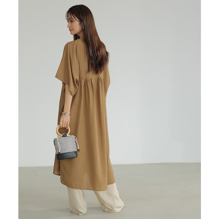 ワンピース カフタンワンピース シャツワンピース | COCOMOMO | 詳細画像4 