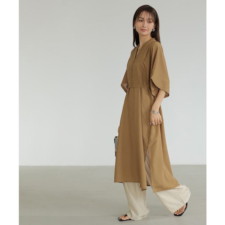 ワンピース カフタンワンピース シャツワンピース | COCOMOMO | 詳細画像5 