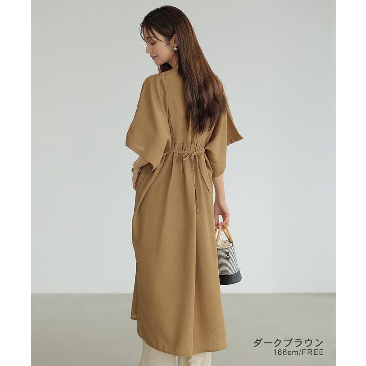 ワンピース カフタンワンピース シャツワンピース | COCOMOMO | 詳細画像7 