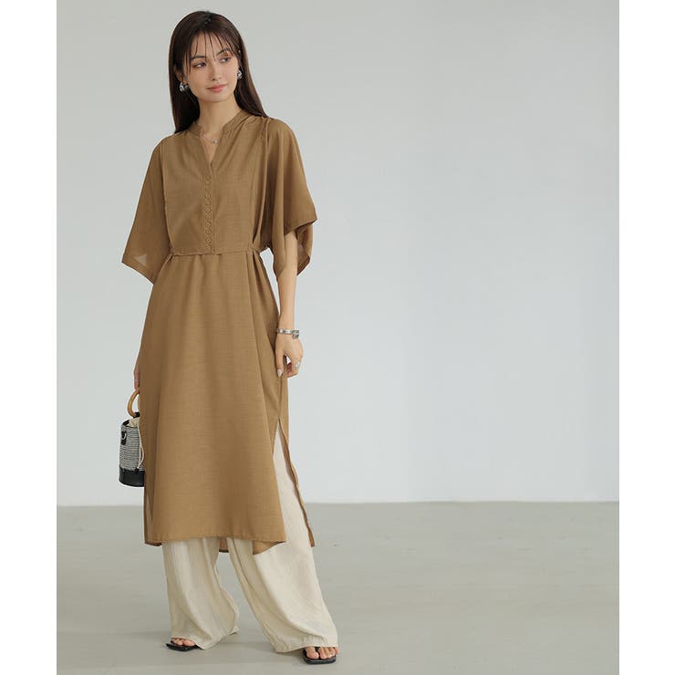ワンピース カフタンワンピース シャツワンピース | COCOMOMO | 詳細画像8 