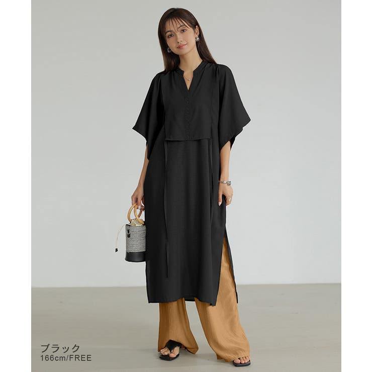 ワンピース カフタンワンピース シャツワンピース | COCOMOMO | 詳細画像17 