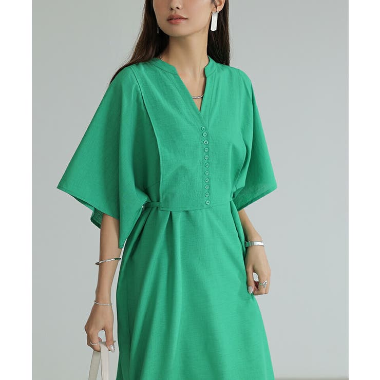 ワンピース カフタンワンピース シャツワンピース | COCOMOMO | 詳細画像9 