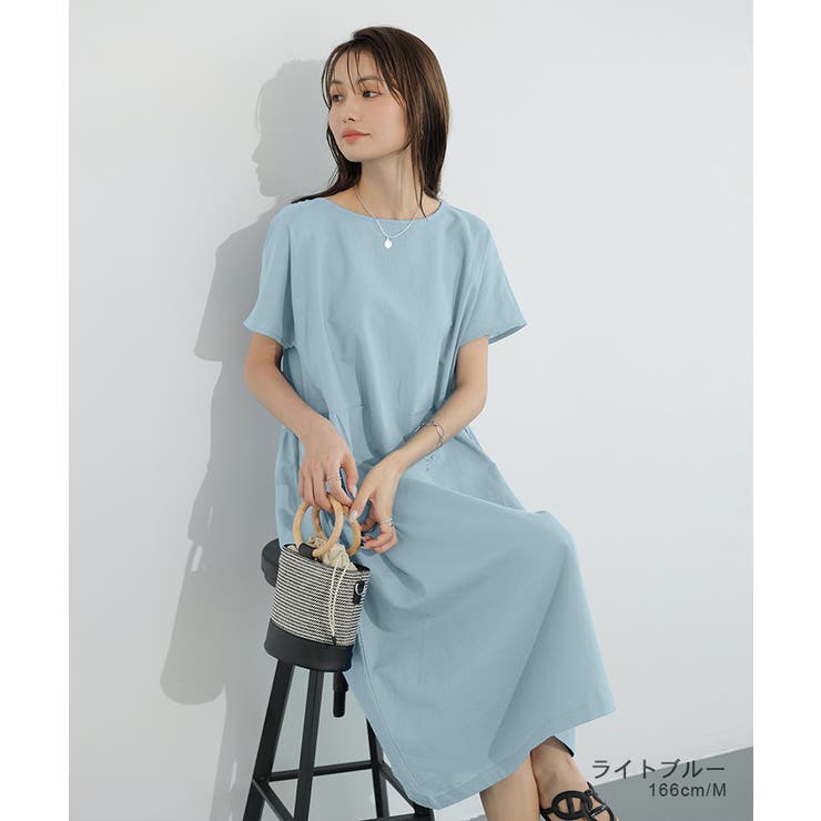 リネンワンピース ワンピース 綿麻[品番:COCW0005399 リネンワンピース ワンピース 綿麻[品番:COCW0005399