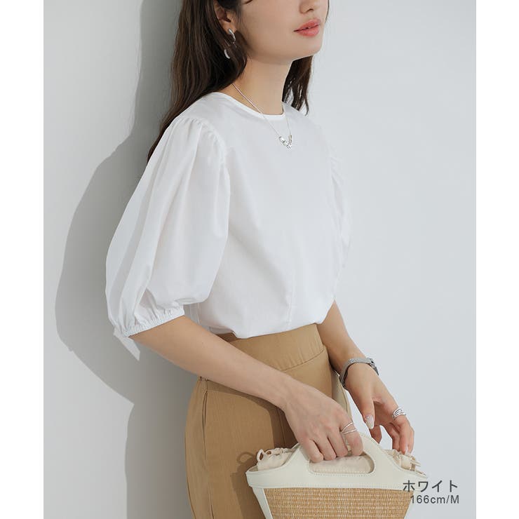 パフスリーブ ブラウス バルーンスリーブ | COCOMOMO | 詳細画像2 