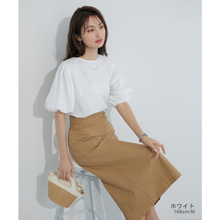 パフスリーブ ブラウス バルーンスリーブ | COCOMOMO | 詳細画像4 