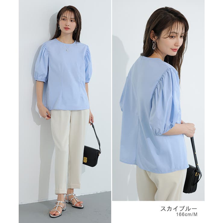 パフスリーブ ブラウス バルーンスリーブ | COCOMOMO | 詳細画像7 