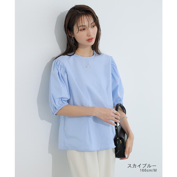 パフスリーブ ブラウス バルーンスリーブ | COCOMOMO | 詳細画像8 