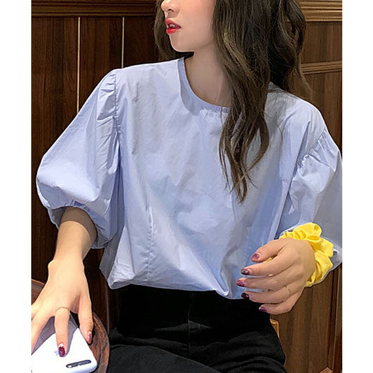 パフスリーブ ブラウス バルーンスリーブ | COCOMOMO | 詳細画像17 