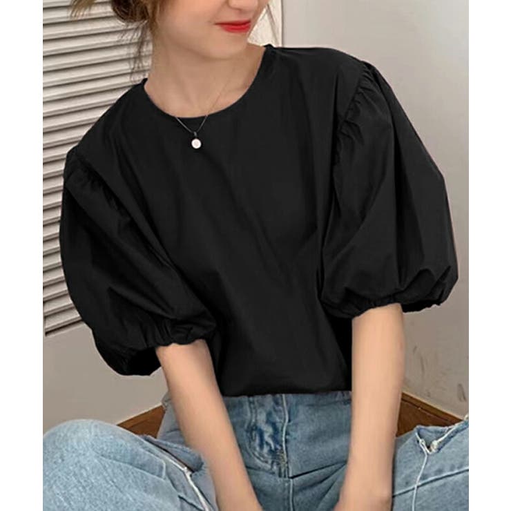 パフスリーブ ブラウス バルーンスリーブ | COCOMOMO | 詳細画像18 