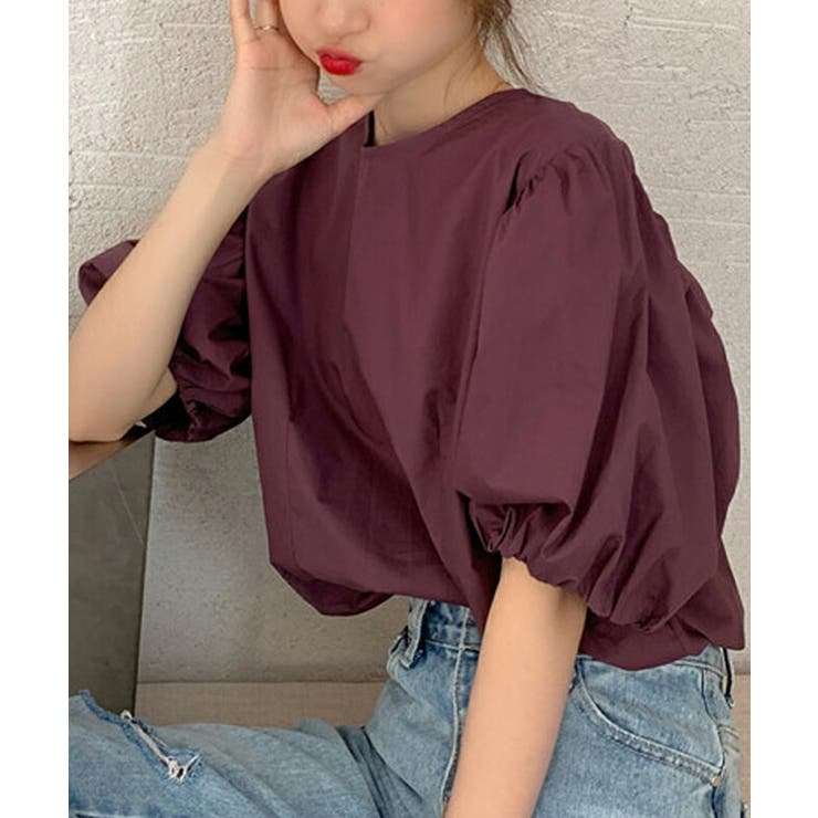 パフスリーブ ブラウス バルーンスリーブ | COCOMOMO | 詳細画像19 