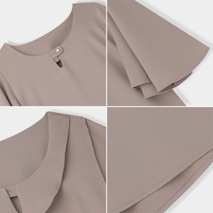 フレアスリーブブラウス ブラウス シフォン | COCOMOMO | 詳細画像26 