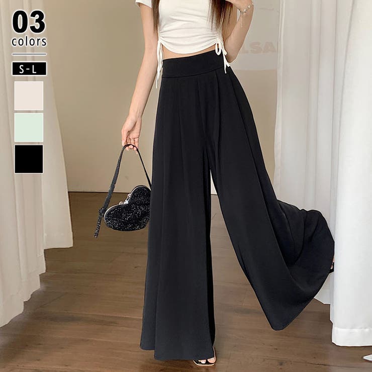 ガウチョパンツ スカーチョ ワイドパンツ | COCOMOMO | 詳細画像1 