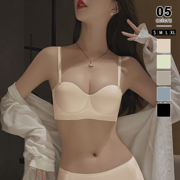 ブラジャー もちもち立体カップ ノンワイヤーブラ[品番
