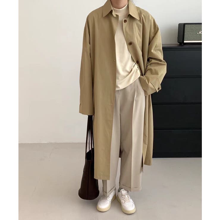 Acne Studios 44 ステンカラーコート トレンチ ベージュ 美品 - アウター