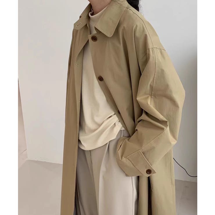 Acne Studios 44 ステンカラーコート トレンチ ベージュ 美品 - アウター