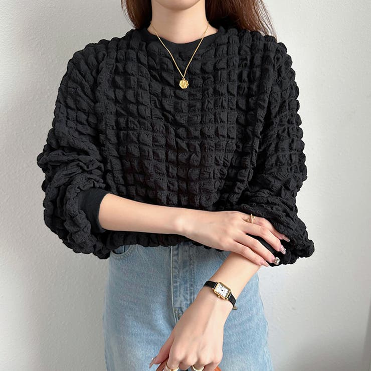 ポコポコトップス ポコポコ ポップコーンプルオーバートップス | COCOMOMO | 詳細画像10 