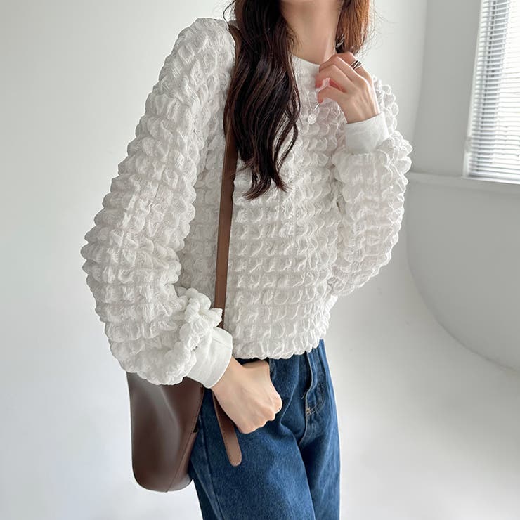 ポコポコトップス ポコポコ ポップコーンプルオーバートップス | COCOMOMO | 詳細画像3 