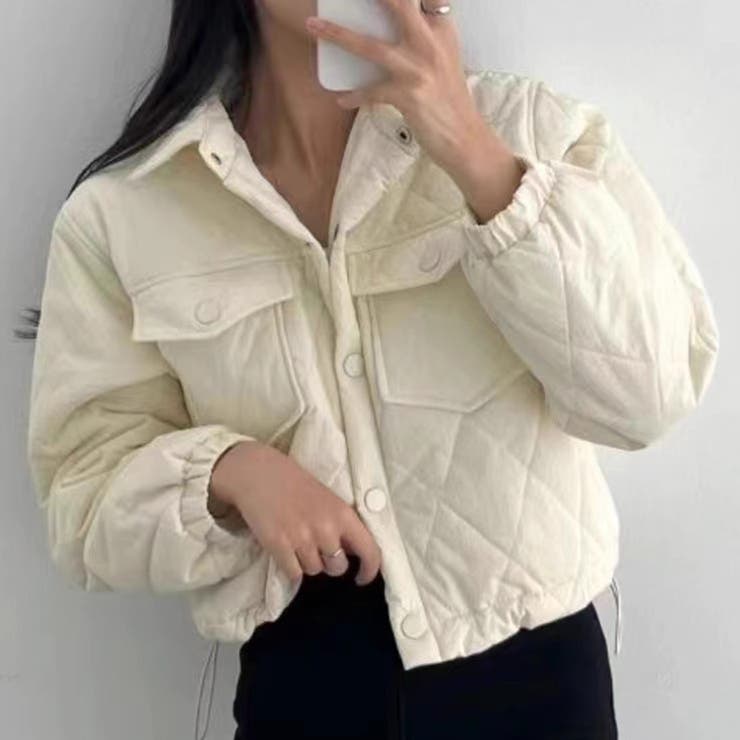 キルティングジャケット クロップドジャケット アウター[品番