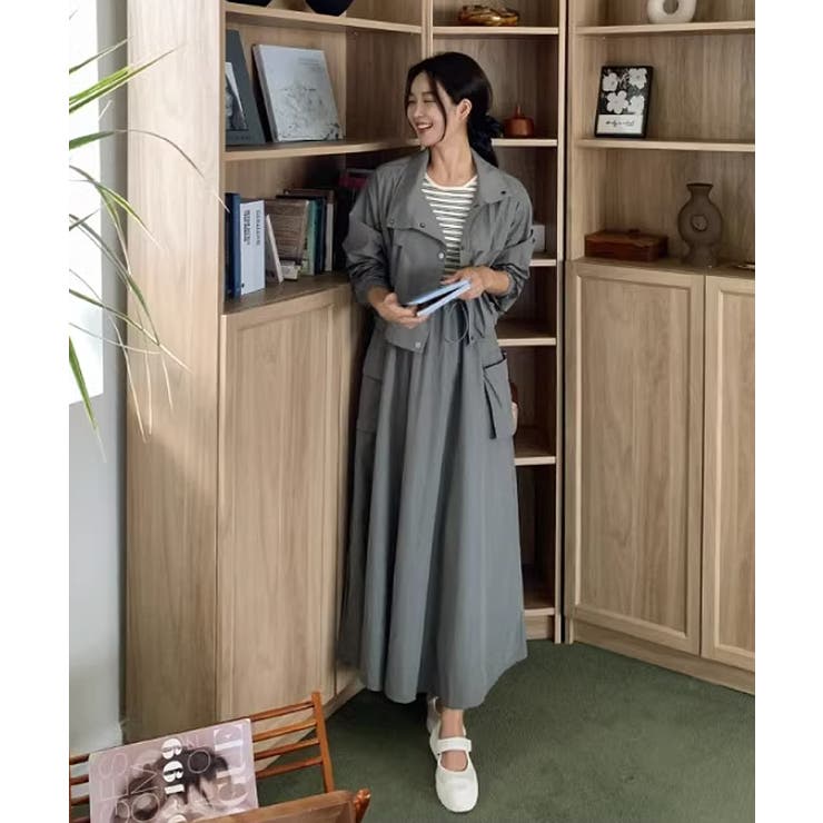 美品 トゥービーシック 2WAY ドッキングワンピース 42(L) ボーダー柄 TO BE CHIC / トゥー ビー シック （レディース） ワンピース