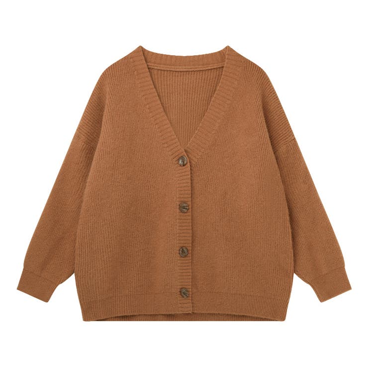 オーバーサイズカーディガン ニットカーディガン 柔らかチクチクしない | COCOMOMO | 詳細画像16 