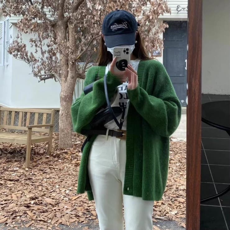 オーバーサイズカーディガン ニットカーディガン 柔らかチクチクしない | COCOMOMO | 詳細画像7 