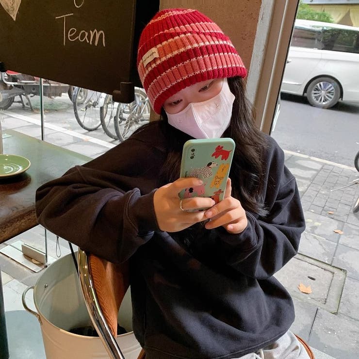 ニット帽 マルチカラー ニットキャップ | COCOMOMO | 詳細画像9 