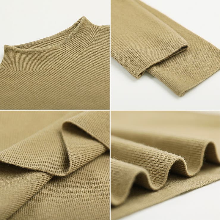 新色登場！全15色ハイネックニット ニット レイヤードトップス | COCOMOMO | 詳細画像23 