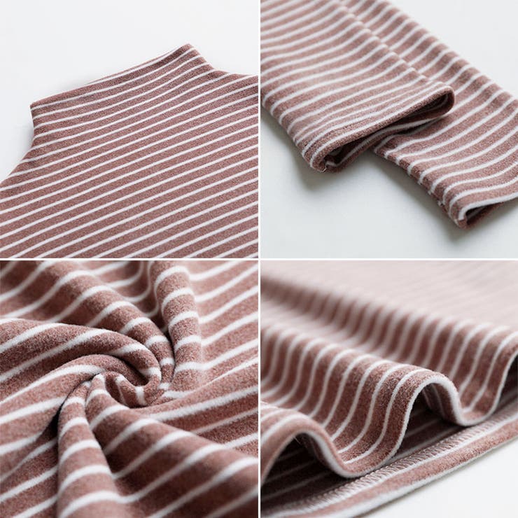 ボーダー長袖カットソー ハイネック ボーダーロンt | COCOMOMO | 詳細画像17 