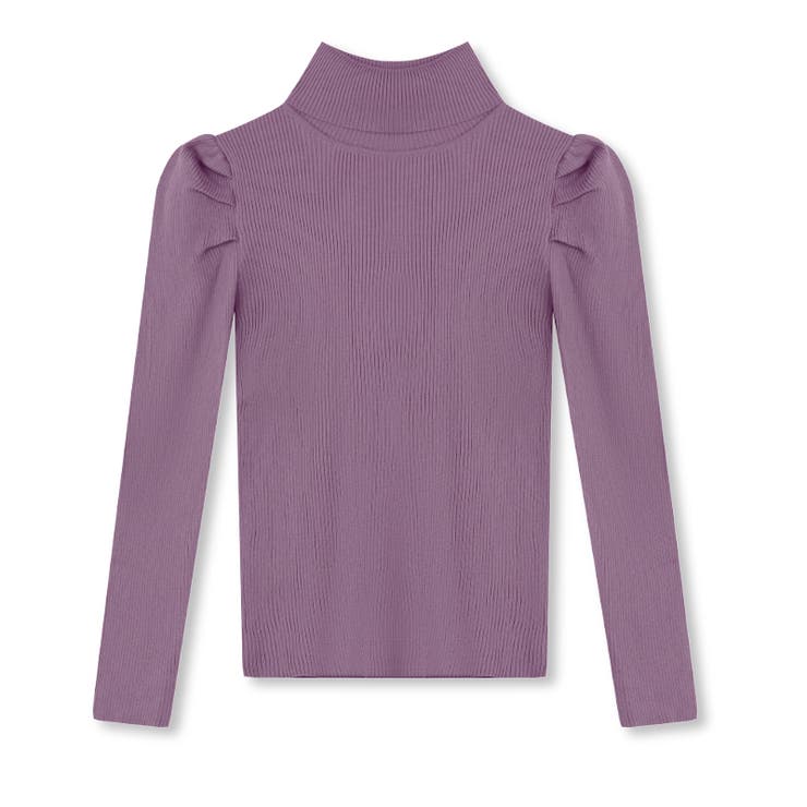 パワショルニット タートルネック リブニット | COCOMOMO | 詳細画像27 