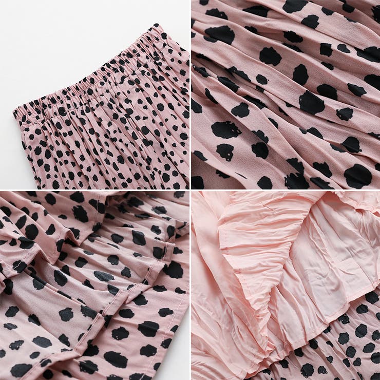 ロングスカート ティアード ゆったりウエストゴム | COCOMOMO | 詳細画像23 