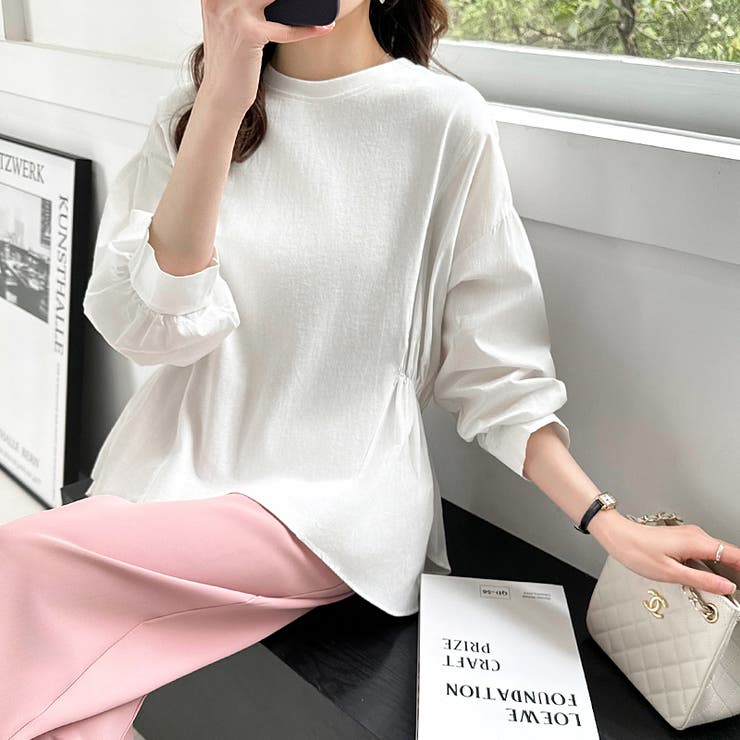 ドッキングシャツ プルオーバートップス パフスリーブ | COCOMOMO | 詳細画像10 