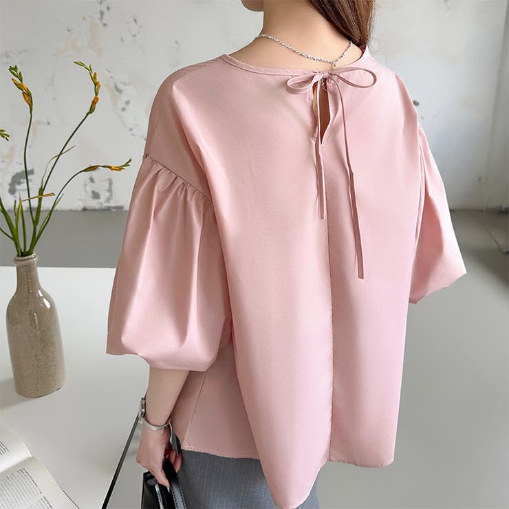 バルーンスリーブブラウス ブラウス オフィスカジュアル | COCOMOMO | 詳細画像23 